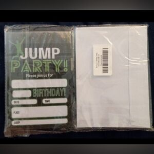 Birthday Party Invitations with envelopes